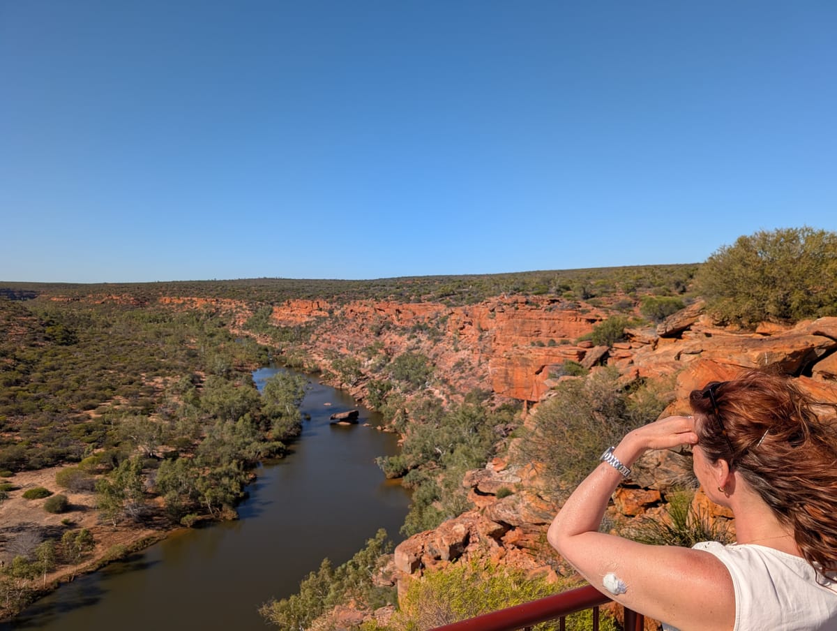 Dag 9: Kalbarri - Denham (Shark Bay)